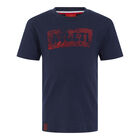 Camiseta Ni&ntilde;o Azul Huella Atleti